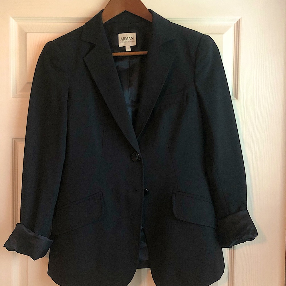 Armani Collezioni Navy Blazer